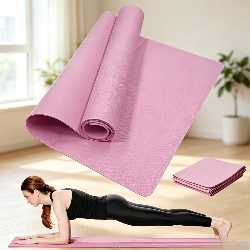 Multi-Thickness Yoga Mat - 3/4/6mm Non-Slip Exercise Mat