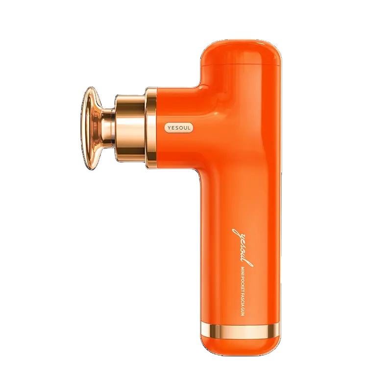 Mini Rod Massage Gun - Mini Fitness Massage Gun 3 Heads Brushless Motor