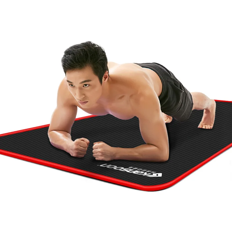 10mm Extra Thick Yoga Mat - Non-Slip NBR Exercise Mat