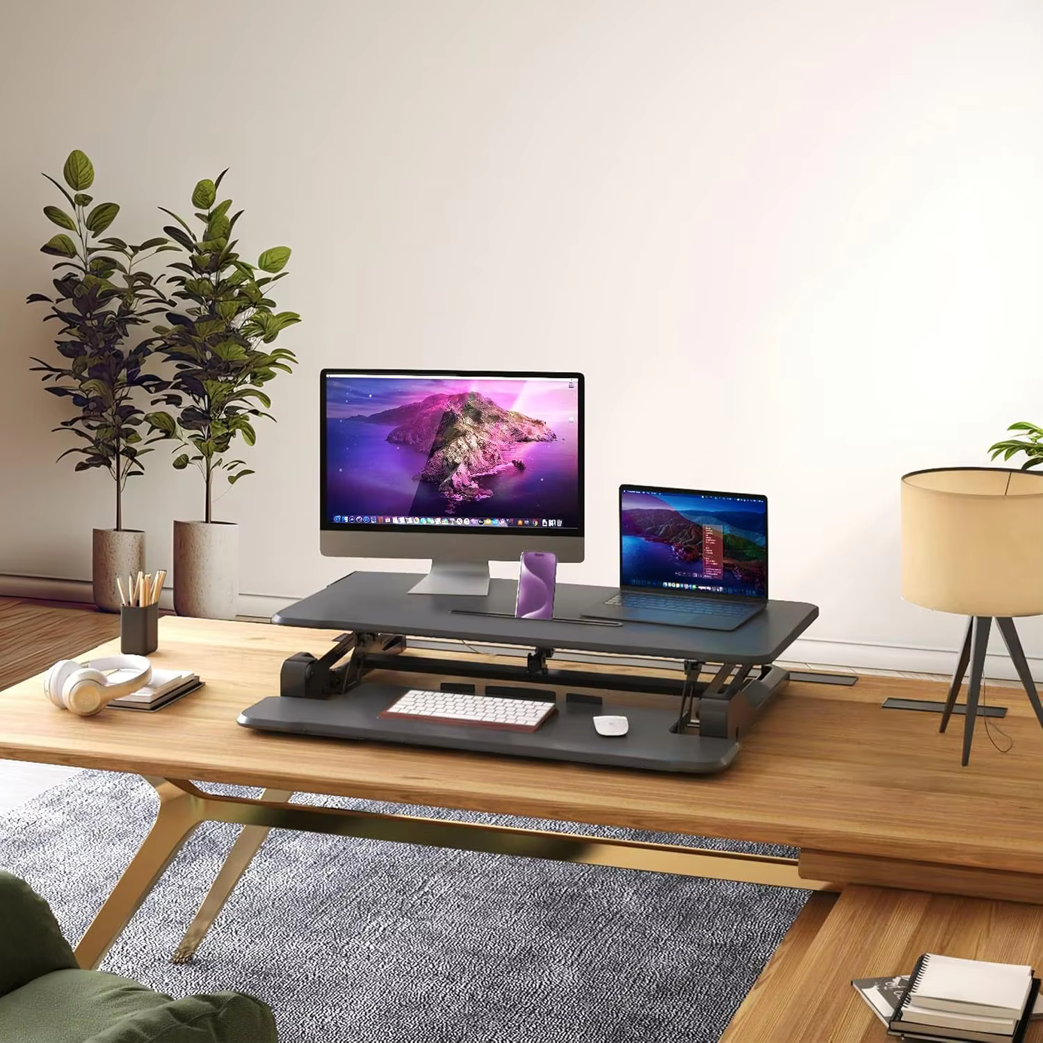 Electric Standing Desk Converter 35.4