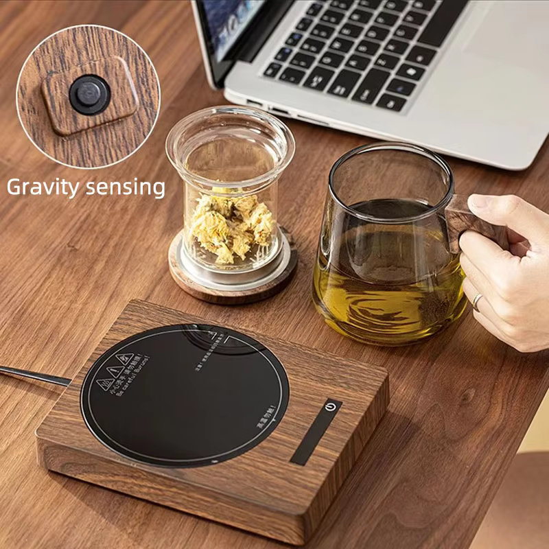 200W Cup Heater Coffee Mug Warmer 100°C  Tea - 200W Cup Heater Coffee Mug Warmer 100°C Hot Tea Maker 5 Gear Warmer Coaster Elec