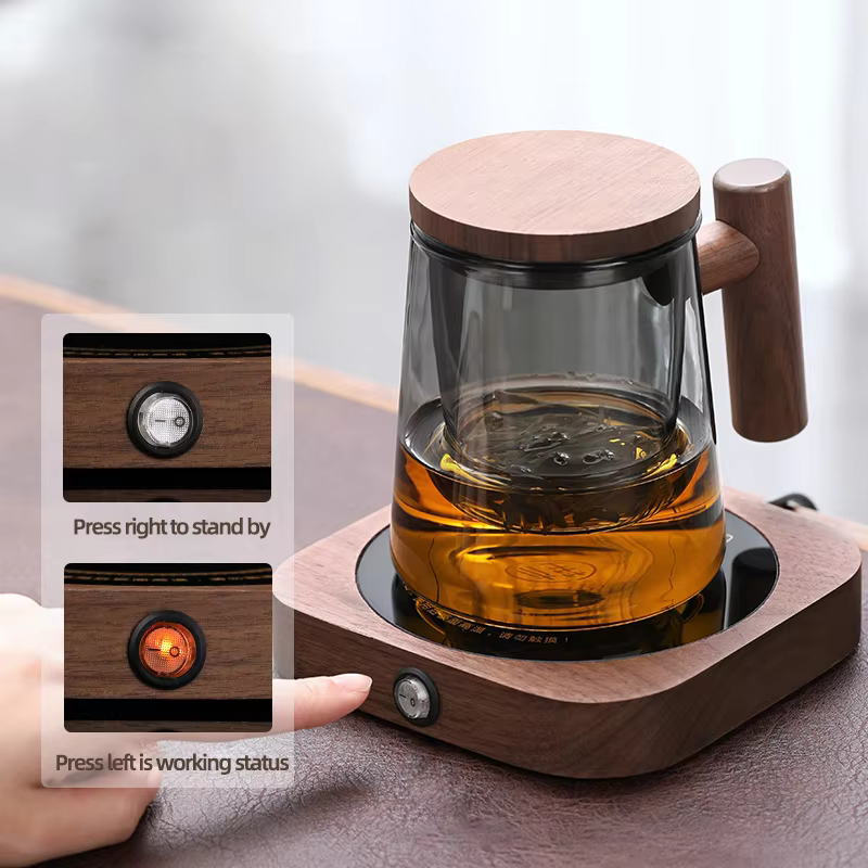 220V Cup Heater Mug Warmer 55°C Electric  Plate - 220V Cup Heater Mug Warmer 55°C Electric Hot Plate Cup Heaters Warmer Coaster Co