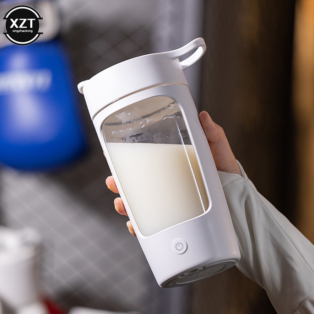 650ML Electric Protein Shaker USB Rechargeable - Electric Mixing Cup
