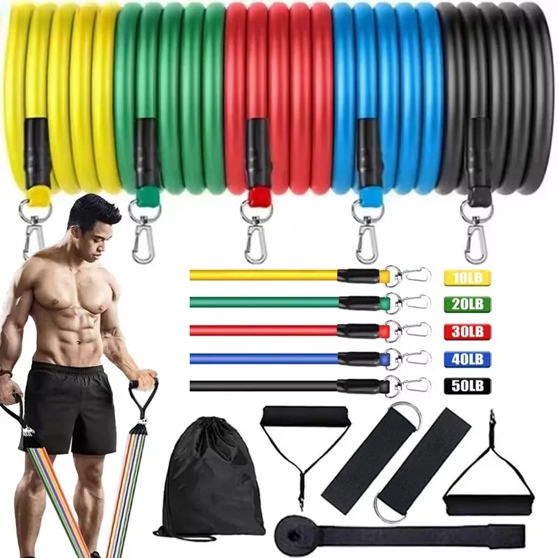 Resistance Bands with Door Anchor and Handles