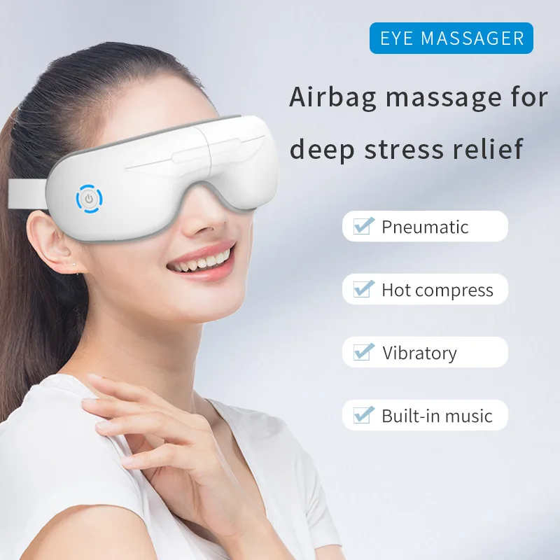 Folding Eye Massager with Heat and Bluetooth Music