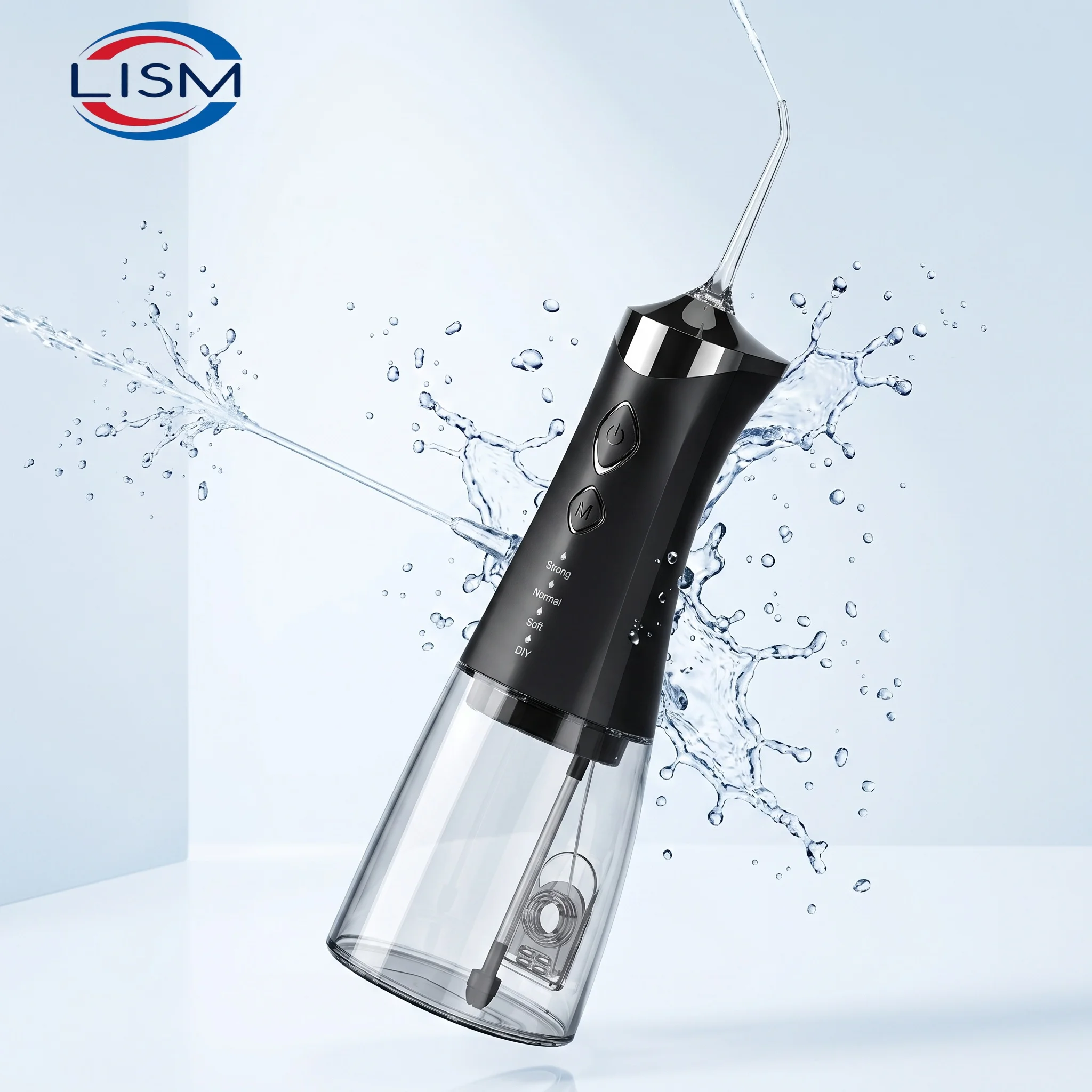Portable Rechargeable Oral Irrigator with 4 Cleaning Modes and IPX7 Waterproof
