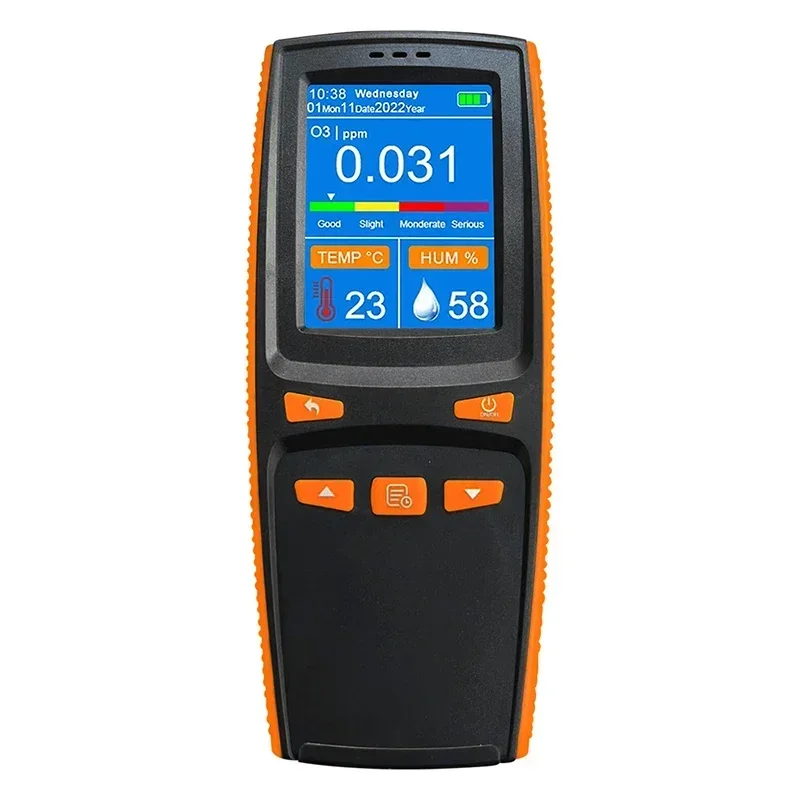 Ozone Analyzer O3 Ozone Gas Detector Intelligent Sensor Ozone Meter Air Quality Gas Monitor Temperature Humidity Tester